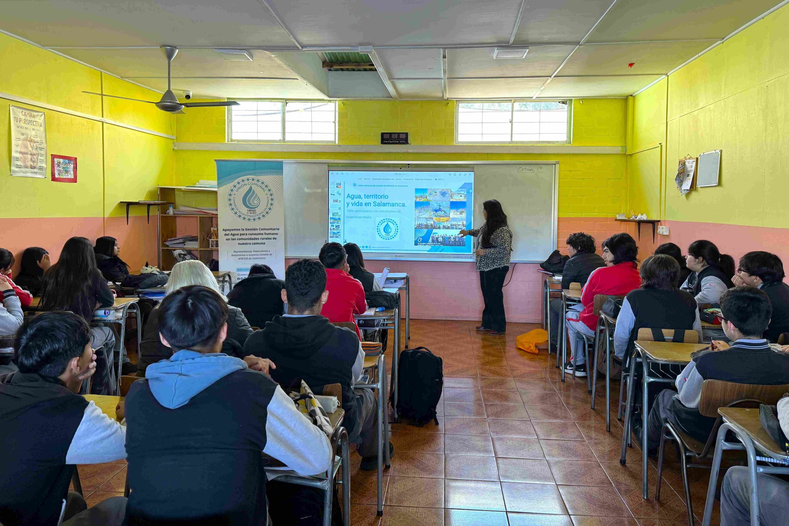 UNIÓN COMUNAL IMPULSA LA EDUCACIÓN HÍDRICA CON TALLERES PARA ESTUDIANTES DE ENSEÑANZA MEDIA DE SALAMANCA